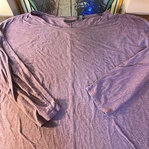 Woman’s long sleeve shirt Tahari size XL plum